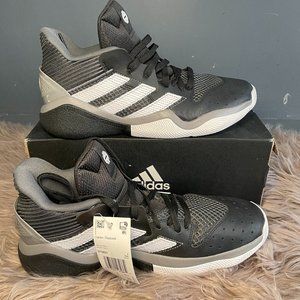 Adidas Sneakers, black and white, men size 9.5